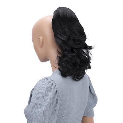 Hairpiece Ponytail Extensions Voluminous Wavy Blond Mix H136