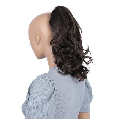 Hairpiece Ponytail Extensions Voluminous Wavy Blond Mix H136