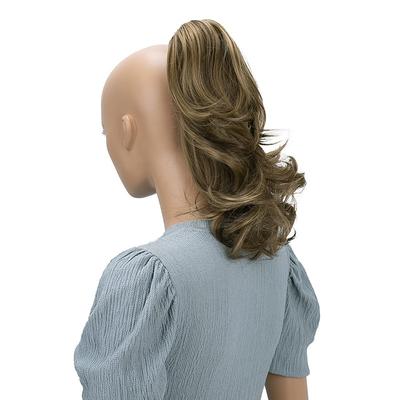 Hairpiece Ponytail Extensions Voluminous Wavy Blond Mix H136