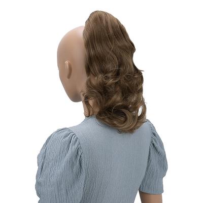 Hairpiece Ponytail Extensions Voluminous Wavy Blond Mix H136