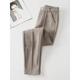 Women's Harem Pants Herringbone Pant Fleece Flannel Trousers Full Length Fashion Streetwear Daily Grey 4XL Fall Winter