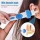 Electric Ear Suction Device,Portable Comfortable Efficient Automatic Electric Vacuum Soft Ear Pick Ear Cleaner Easy Earwax Remover Soft Prevent Ear-Pick Clean Tools Set for Adults Kids