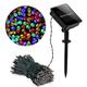 1pc, Solar Christmas Lights Outdoor, 30/50/100/200/300/500/ 1000LED Solar String Lights, 8 Modes Green Wire Twinkle Lights, Waterproof Festival Linghts, For Xmas Tree Garden Yard Wedding Party