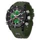SANDA Men Digital Watch Outdoor Sports Fashion Wristwatch Luminous Alarm Clock Waterproof Decoration Silicone Watch
