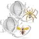 2pcs Tea Infuser Loose Tea Steeper Stainless Steel Fine Mesh Tea Ball Loose Leaf Tea Infusers Cute Pendant Tea Diffuser with Honey Bee Spider Charms Tea strainer