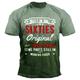 Built In The Sixties Original And Unrestored Some Parts Still Working Order T-Shirt Mens 3D Shirt For Birthday Green Men'S Tee Graphic Letter Crew Neck 3D Print Outdoor Casual Short