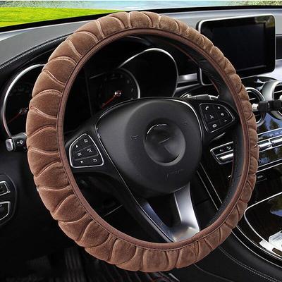 1 PC Soft Winter Warm Plush Car Steering Wheel Cover Universal 37-38cm Steering Wheel Cover for Car Auto Interior Accessories