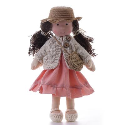 Cotton Body Waldorf Doll Doll Artist Handmade Mini Dress Up Doll Diy for Christmas Gifts