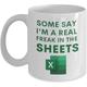 Excel Coffee Mug, Funny Gifts for Women Men Freak In The Sheets Mug Gifts for Boss CPA Friend Coworkers Accountant White Ceramic Office Mug 11.8 oz