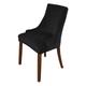 Stretch Armless Wingback Chair Cover Armchair Cover Reusable Wingback Side Chair Velvet Slipcovers Accent Chair Covers for Dining Room Banquet Home Decor