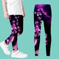 Girls' 3D Animal Butterfly Pants Leggings Fall Winter Active Cute 3D Print Polyester Kids 3-12 Years Outdoor Street Sport Regular Fit