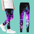 Girls' 3D Animal Butterfly Pants Leggings Fall Winter Active Cute 3D Print Polyester Kids 3-12 Years Outdoor Street Sport Regular Fit