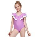 Toddler Swimsuit Kids Baby Girls Summer One-Piece Bow Print One-Piece Swimsuit