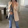 Women's Blazer Open Front Business Office Blazer Outfit with Pocket Casual Clean Fit Formal Spring