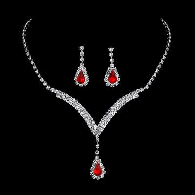 1 set Bridal Jewelry Sets For Women's Party Evening Gift Formal Rhinestone Alloy Chandelier Drop / Engagement dress to impress 2025