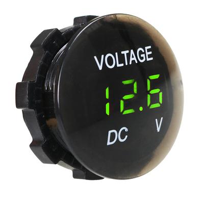 DC 12V-24V Digital Panel Digital Display Voltmeter Socket Meter Waterproof and Dustproof for Truck Car Motorcycle SUV Boat ATV Refit Accessories