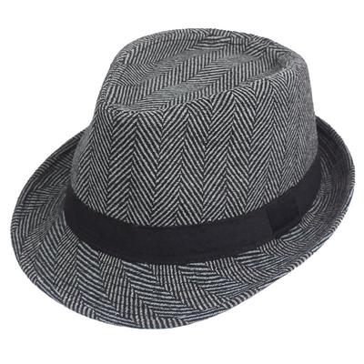 Men's Fedora Hat Panama Hat khaki Light Grey Cotton Streetwear Stylish 1920s Fashion Outdoor Daily Going out Graphic Prints Sunscreen