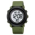 SKMEI Men Digital Watch Sports Fashion Casual Wristwatch Luminous Stopwatch Alarm Clock Countdown TPU Watch