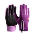 Winter Gloves Touch Screen Warm Gloves Cold Weather Windproof Cycling Driving Riding Bike Telefingers Thermal Gloves Non-Slip Silicone Gel Adjustable Full Finger Mittens