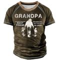 Letter Graphic Prints Vintage Sports Designer Men's 3D Print T shirt Tee Funny T Shirts Grandpa T Shirt Outdoor Street Daily T shirt Yellow Navy Blue Green Short Sleeve Crew Neck Shirt Summer