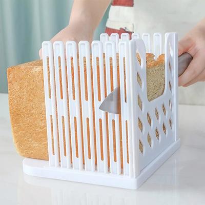 Bread Slicer Loaf Cutter Bread Sandwich Skiving Machine Cutter Mold Maker Kitchen Guide Kitchen Accessories Tool