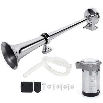 StarFire Car Truck Horn Train Air Horn 150DB Loud Universal Electric Dual Trumpet Air Horns Kit For Any 12V/24V Cars Trucks Trains Lorry Boat Ship Van