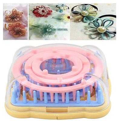 Needle Hobby Loom Knitting Machine DIY Weaving Tool Knitting Machine Color Stitching Tool Flower Loom Knitting