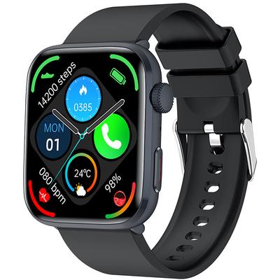 T90 Smart Watch with 1.91 Screen, Fitness Tracker, Temperature Monitor, Call Reminder, Compatible with Android iOS, Waterproof Father's Day Gifts