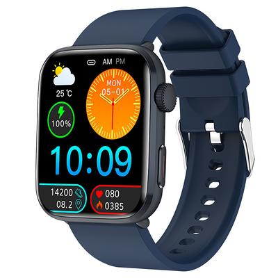 T90 Smart Watch with 1.91 Screen, Fitness Tracker, Temperature Monitor, Call Reminder, Compatible with Android iOS, Waterproof Father's Day Gifts