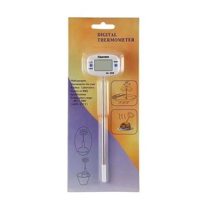 Accurately Measure Food Temperature Instantly with this Digital Meat Thermometer - Perfect for Cooking, Grilling, and Deep Frying