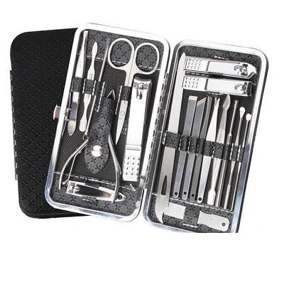 19 Pcs Nail Clipper Kit Manicure Set Stainless Steel Professional Pedicure Kit For Nail Care Tools