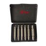 6pcs Damaged Screw Extractor Set Double Head Screw Remover Tools for Easy Out Bolt Extractor Broken Head Screw Removers - High Speed Steel