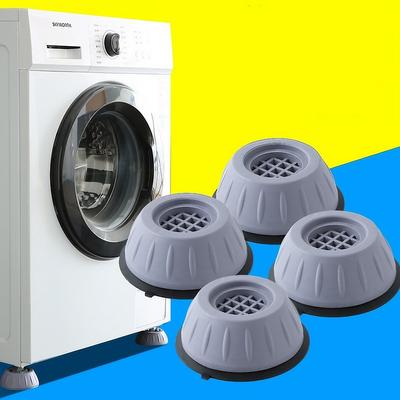 4Pcs Anti Vibration Feet Pads Rubber Mat Slipstop Silent Universal Washing Machine Refrigerator Support Dampers Stand