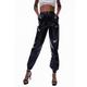 Women's Pants Cargo Pants Loose Pants Hip Hop Dance Costumes Spicy Girls Laser Holographic Shiny 1980s Silver Black Golden Pink Brown