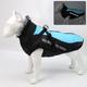 dog coat pet clothing reflective warm dog cotton-padded coat fur collar dog hardshell coat Big dog clothing pet clothing