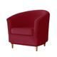 Velvet Club Chair Slipcovers, Soft Stretch Tub Chair Cover for Living Room and Bedroom, Washable and Removable Armchair Protector, Furniture Protector for Home Decor