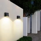 Led Outdoors Wall Lamp 5W 10W Up/Down Lighting Indoor Double-Head Curved Waterproof IP65 Wall Lamp Modern Bedroom Lamp Warm White Light AC85-265V