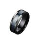 8mm red carbon fiber black celtic dragon ring for men beveled edges wedding band (13)