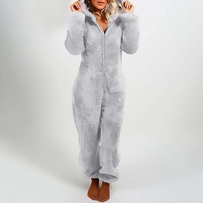 Fleece s Onesies Wearable Blanket Women Jumpsuit Warm Romper Sleepwear One Pieceed Playsuit Loungewear