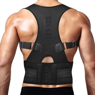 Unisex Back Brace Posture Corrector, Magnetic Lumbar Back Support Belt For Back Pain Relief (Order A Size Up)