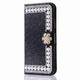 Phone Case For iPhone 15 Pro Max Plus iPhone 14 Pro Max Plus 13 12 11 Mini X XR XS 8 7 Wallet Case with Stand Flip Magnetic Flip Solid Colored Hard Rhinestone PU Leather