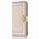 Phone Case For iPhone 15 Pro Max Plus iPhone 14 Pro Max Plus 13 12 11 Mini X XR XS 8 7 Wallet Case with Stand Flip Magnetic Flip Solid Colored Hard Rhinestone PU Leather