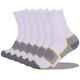 Men's 6 Pairs Socks Crew Socks Hosiery WhiteBlack Light gray dark gray Color Cotton Winter Autumn / Fall