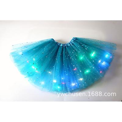 LED Tulle Skirts for Girls Light Up Women's Ballet Carnival Festival Cosplay Costumes Glow In the Dark for Glowing Party Decorating Fairy Gifts For Children