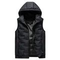Men's Windbreaker Quilted Puffer Vest Quilted Full Zip Sleeveless Outerwear Casual Athleisure Winter Thermal Warm Windproof Fitness Gym Workout Running Sportswear Activewear Solid Colored Green Khaki