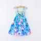 Summer Girls Rainbow Beach Dress Bohemian Princess Dresses for Teen Girls Clothes 6 8 10 12 13 Year