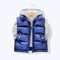 Kids Unisex Vest Coat Outerwear Solid Color Letter Sleeveless Coat School Cool Adorable Daily Colorful disposable vest-blue Colorful disposable vest-pink Colorful disposable vest-sky blue Spring Fall