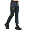 Men's Hiking Pants Trousers Work Pants Summer Outdoor Windproof Breathable Water Resistant Quick Dry Pants / Trousers Bottoms Black Dark Grey Hunting Fishing Climbing L XL 2XL 3XL 4XL / Zipper Pocket