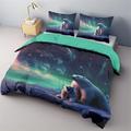 Polar Bear Cotton Bedding Set Lightweight And Soft 2/3 Piece Set Suitable For Adults And Children Cotton Bedding SetKing Queen Duvet Cover