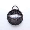 wall hanging flower basket decoration woven basket straw basket wicker flower pot rattan basket plant rattan wall hanging flower basket wholesale